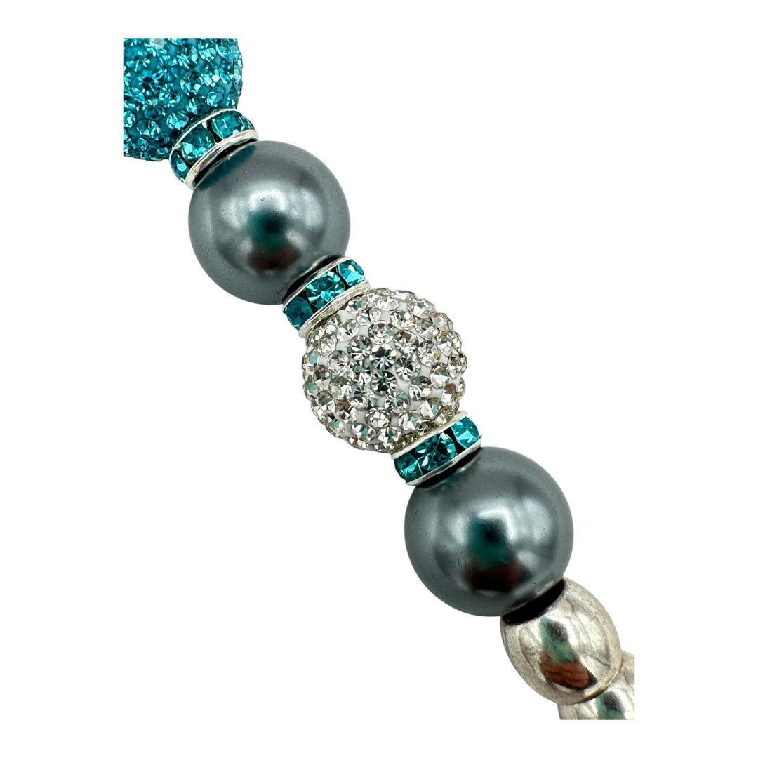 Silver Teal Love