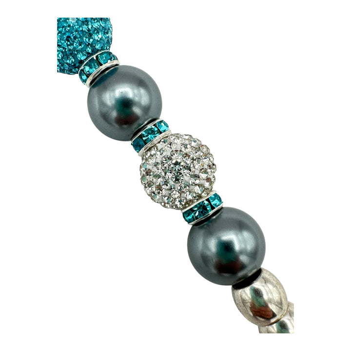 Silver Teal Love