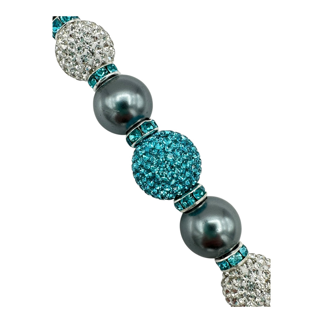 Silver Teal Love