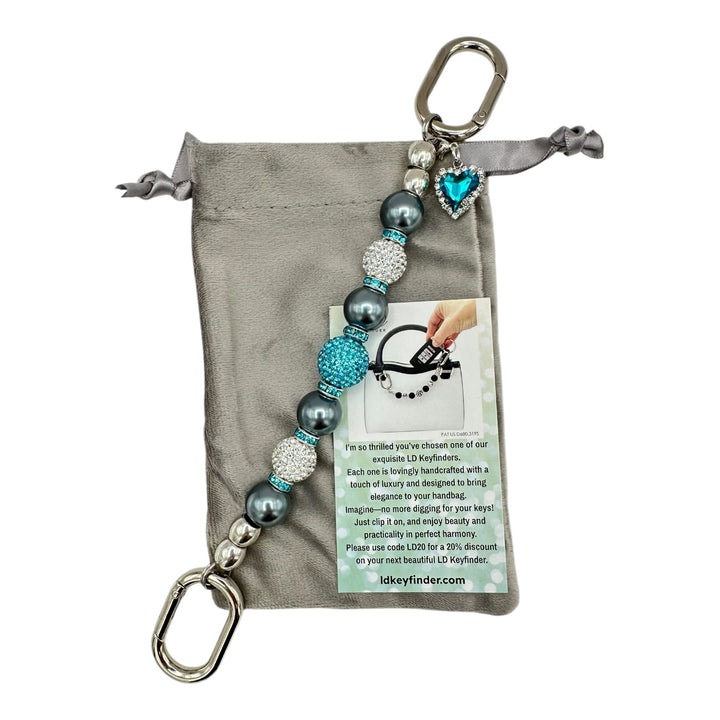 Silver Teal Love