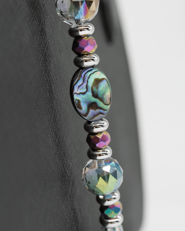 Genuine abalone shell center bead