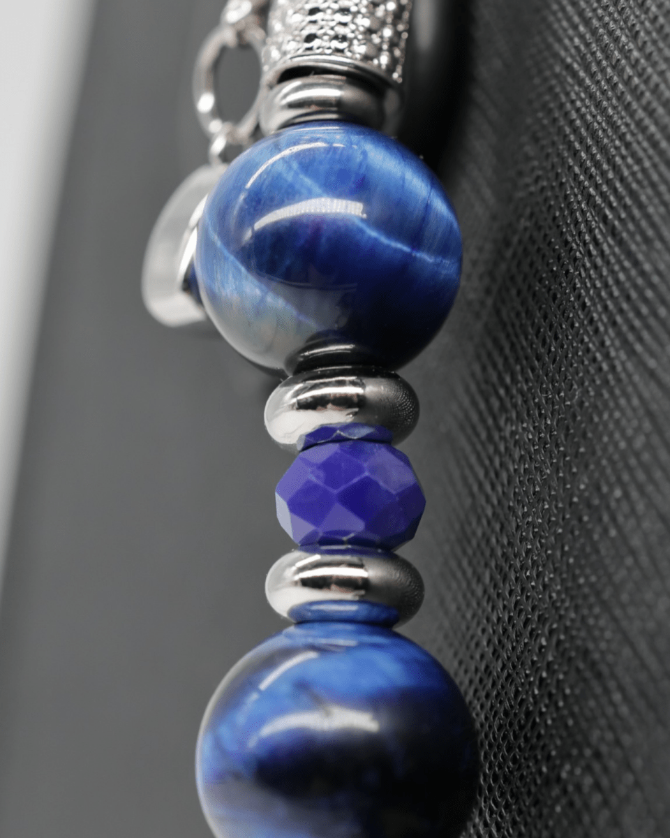 Genuine blue tiger eye gemstones