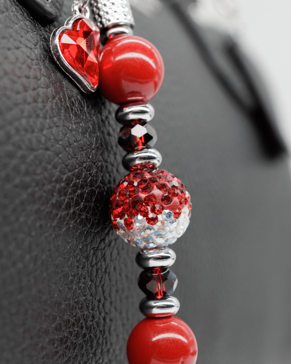 Austrian crystal center bead & faceted glass beads