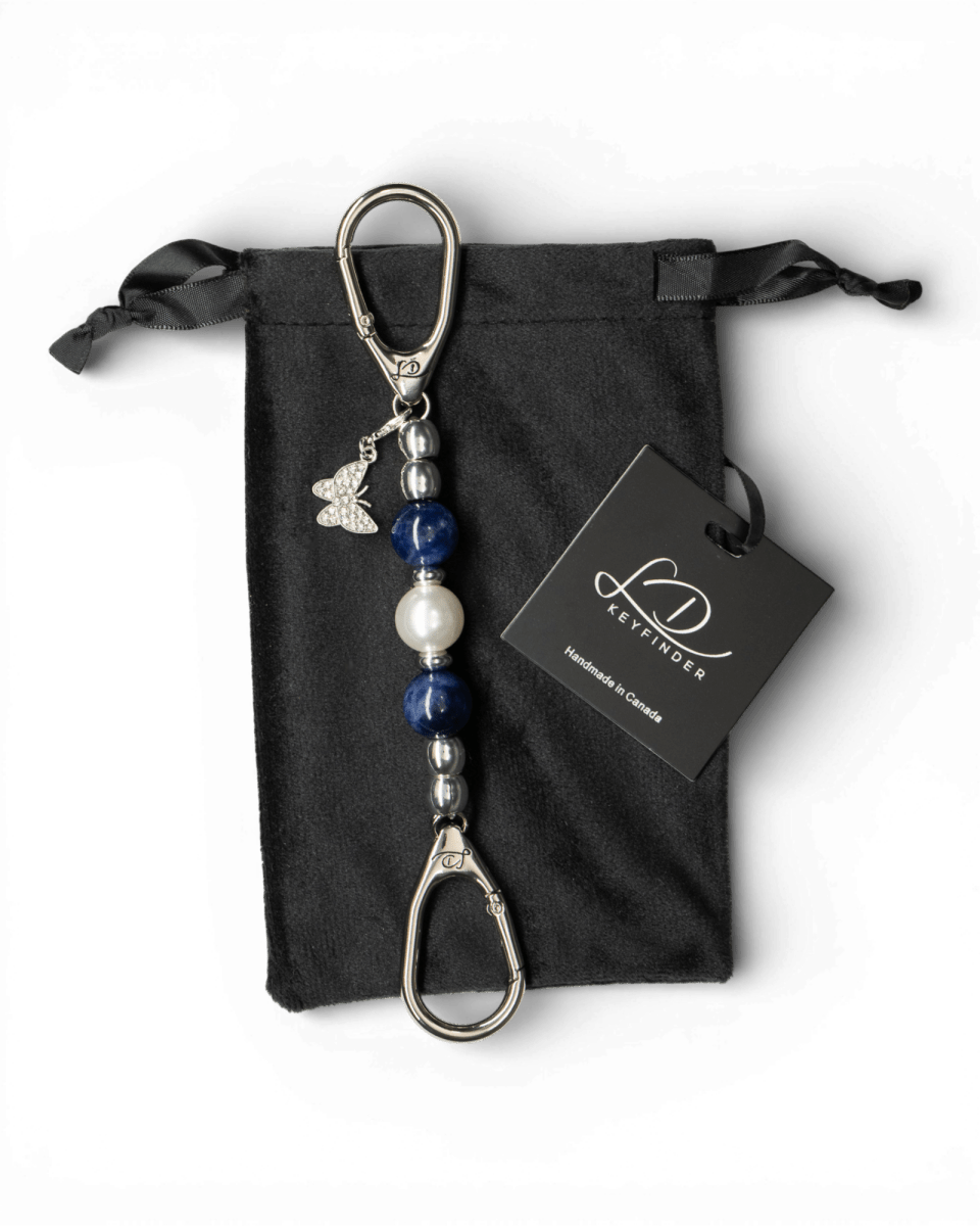 Denim and Pearls - Mini - LD Keyfinder