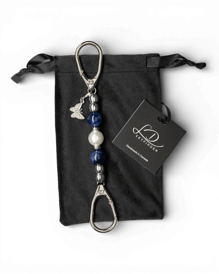 Denim and Pearls - Mini - LD Keyfinder