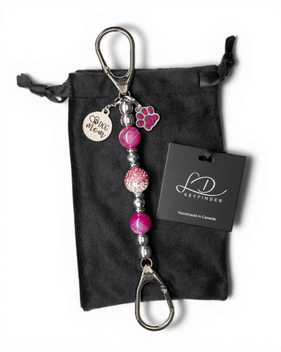 Dog Mom Pink - Mini - LD Keyfinder