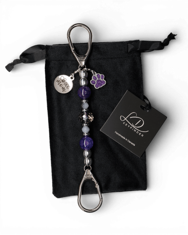 Dog Mom Purple - Mini - LD Keyfinder