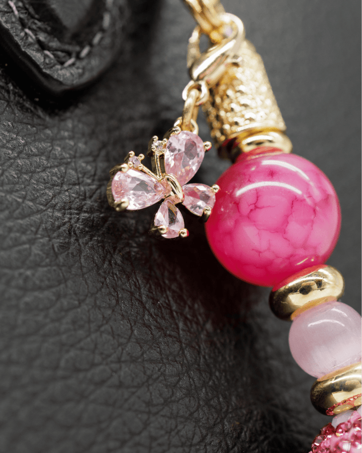 18KT Gold plated micro pavé butterfly charm & accents