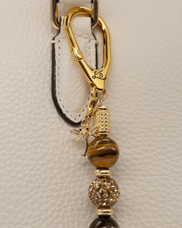 Genuine Tiger eye gemstones & Austrian crystals