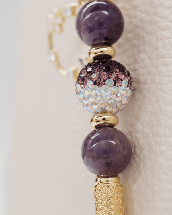 Austrian crystal gradient center bead