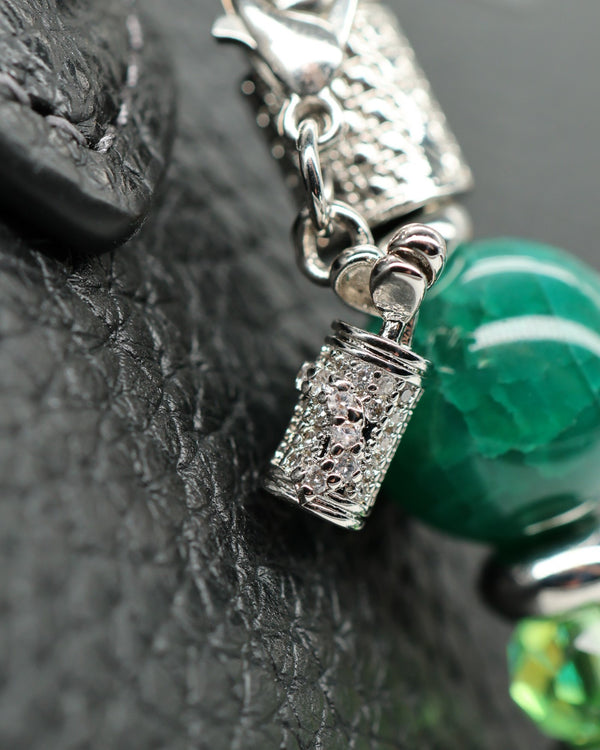 Micro pavé rhinestone golf bag charm