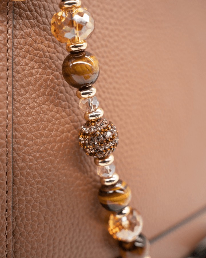 Austrian Crystal Striped Centerbead