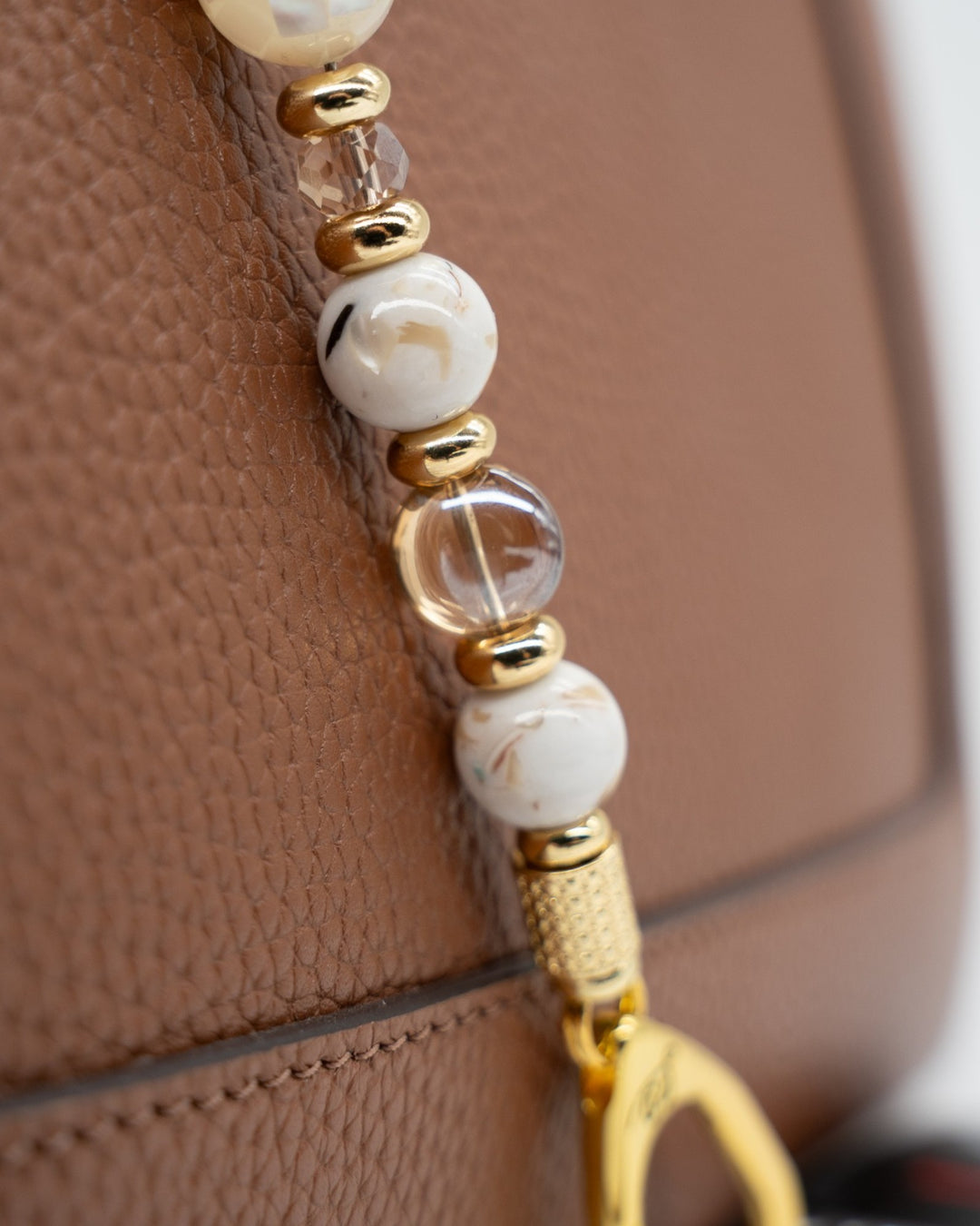 Gold-Plated Stainless Steel Wave Charm