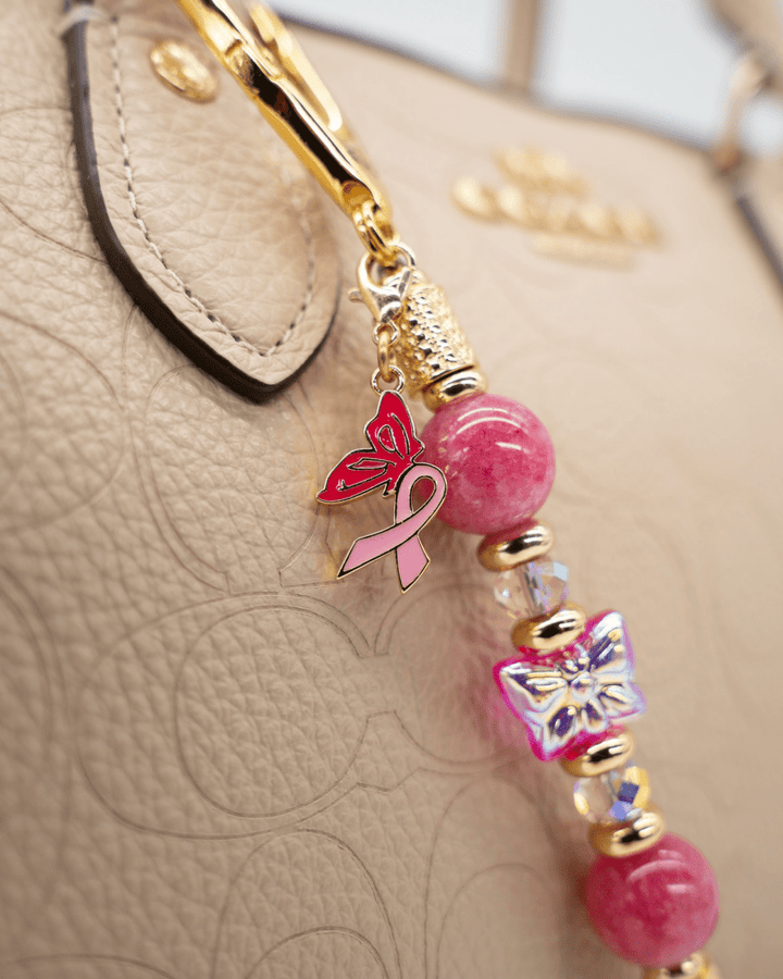 18KT Gold Plated Enamel Butterfly and Ribbon Charm