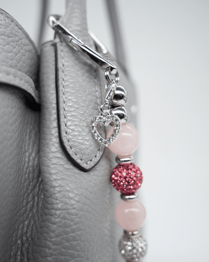 Rhinestone Encrusted Heart Charm