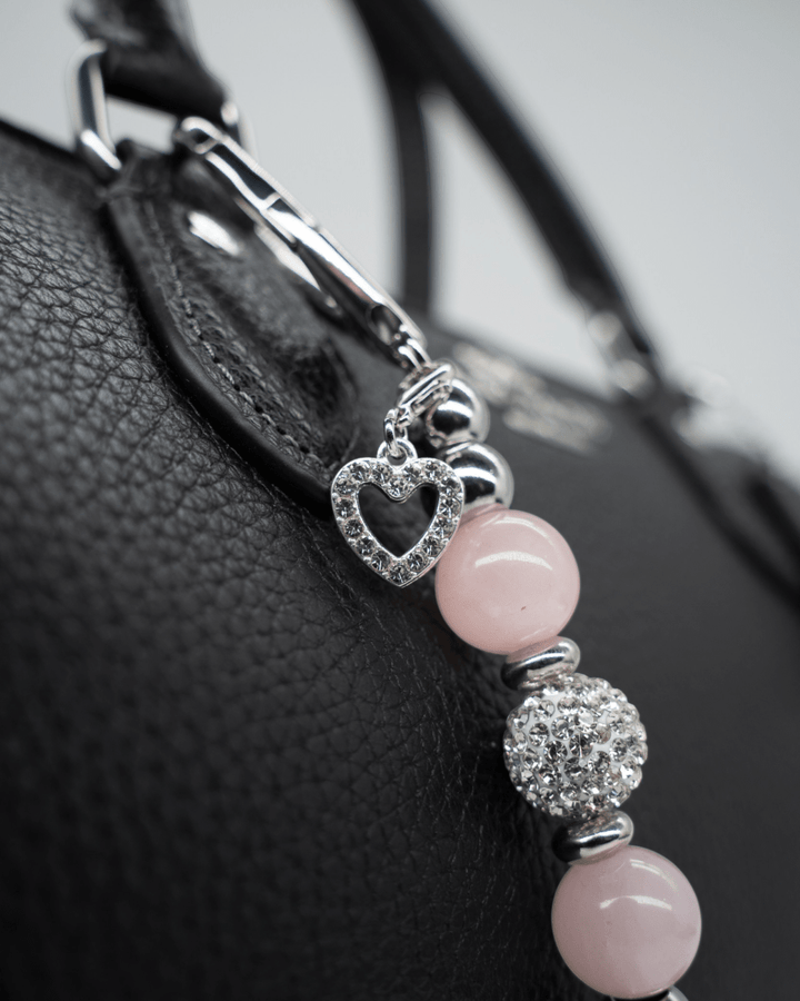 Rhinestone Encrusted Heart Charm