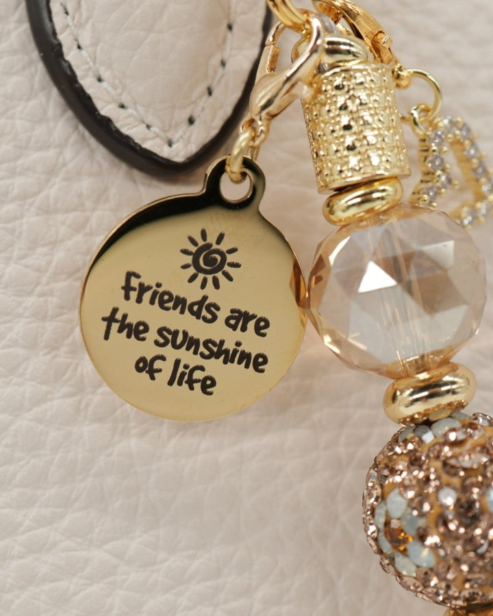 Polished stainless charm