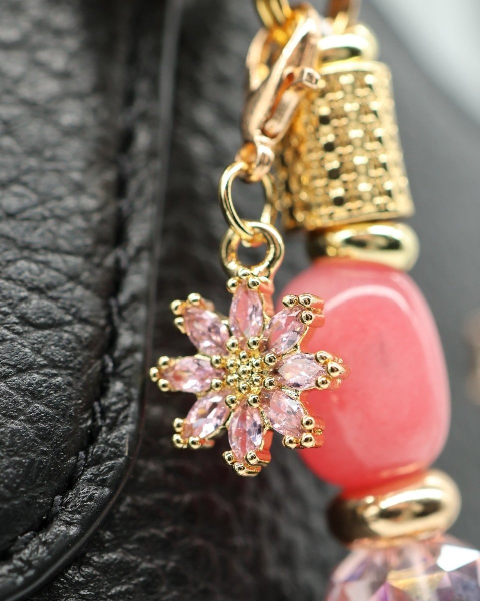 18KT Gold plated flower charm