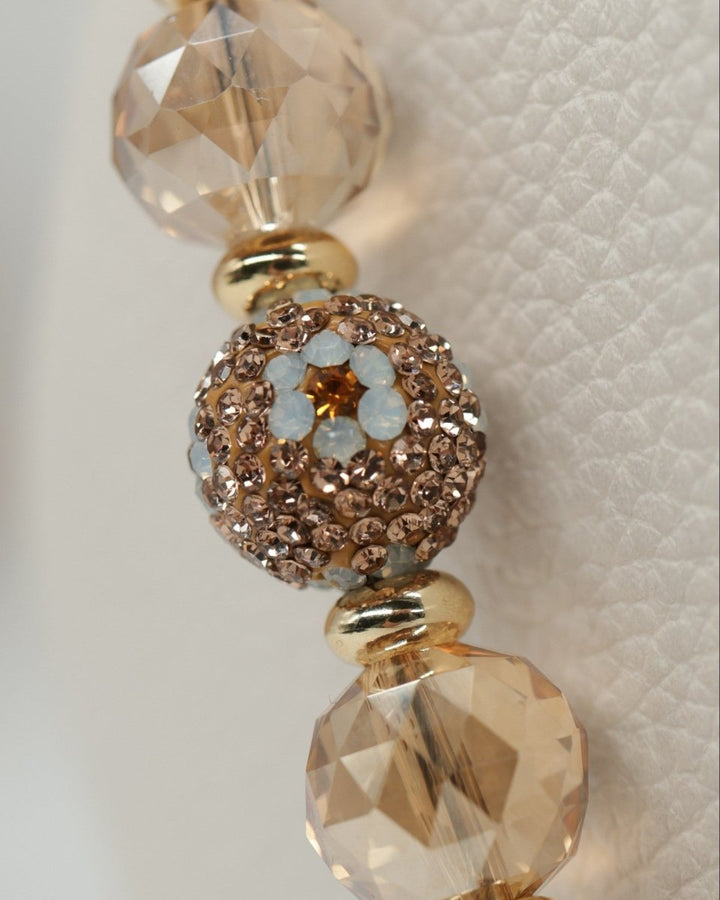 Austrian crystal center bead