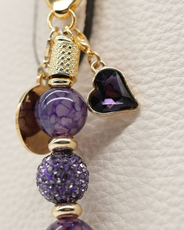 Purple dragonvein agate