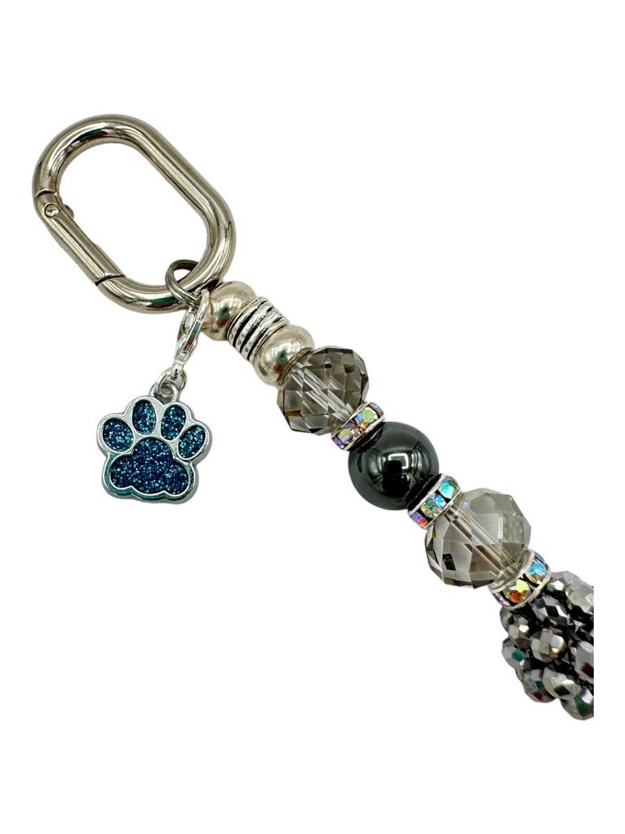 Teal Blue Dog Paw - LD Keyfinder