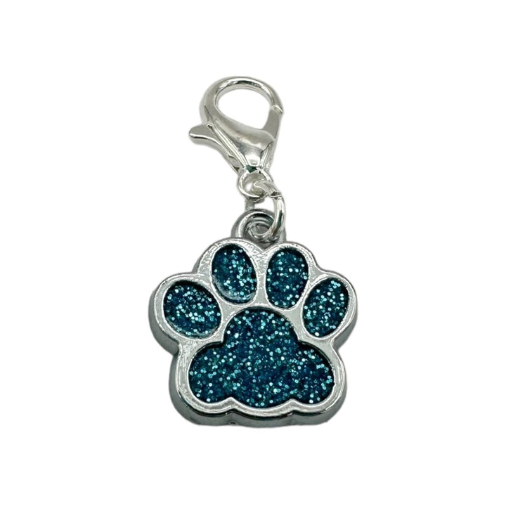 Teal Blue Dog Paw - LD Keyfinder