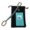 Aqua Purple Mystic Turquoise Glitter - LD Keyfinder