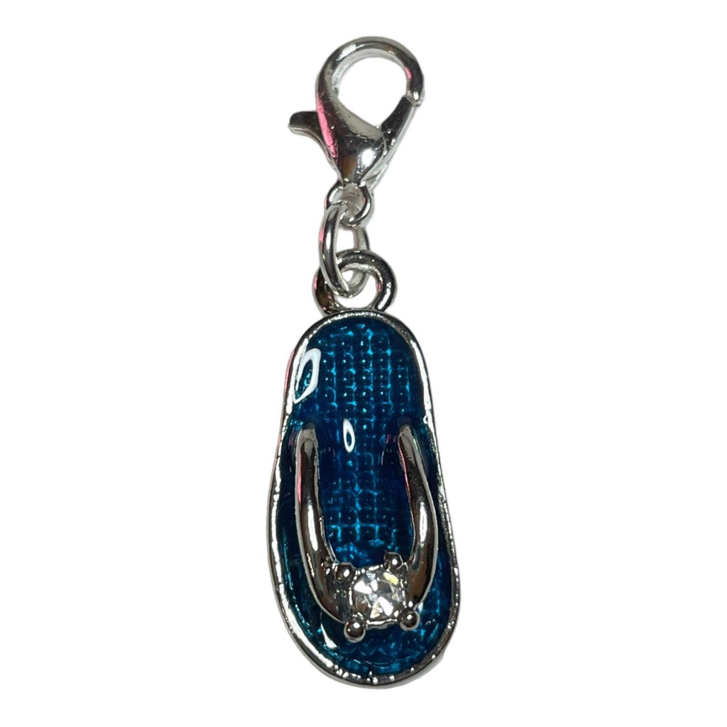 Beachy Blue Flip Flop Sparkle - LD Keyfinder