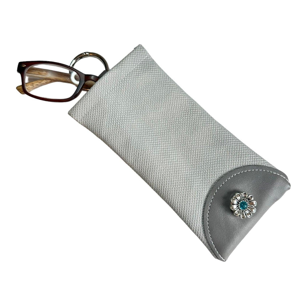 Sparkle Snap Glass Case-Dove Gray - LD Keyfinder