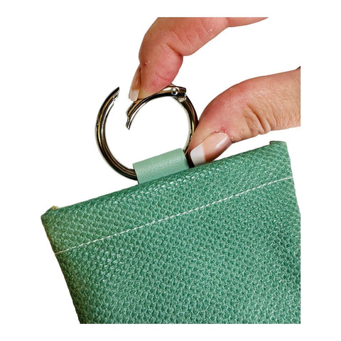 Sparkle Snap Glass Case-Mint Green - LD Keyfinder