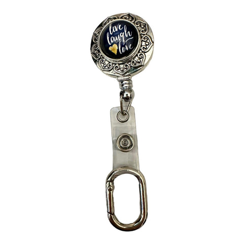 Sparkle Snap Retractable Badge/Key Holder - LD Keyfinder