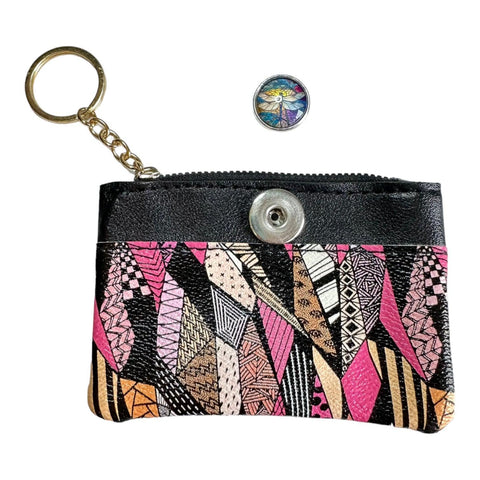 Sparkle Snaps Change Purse-Pink Pizzazz - LD Keyfinder