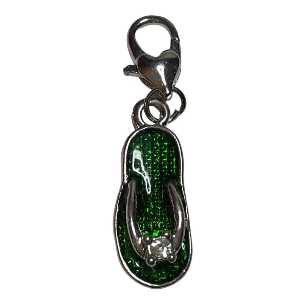 Summer Green Flip Flop Sparkle - LD Keyfinder
