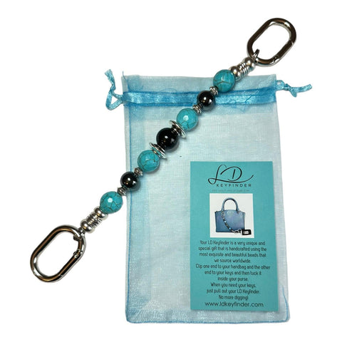 Turquoise, Hematite and Obsidian Dream - LD Keyfinder